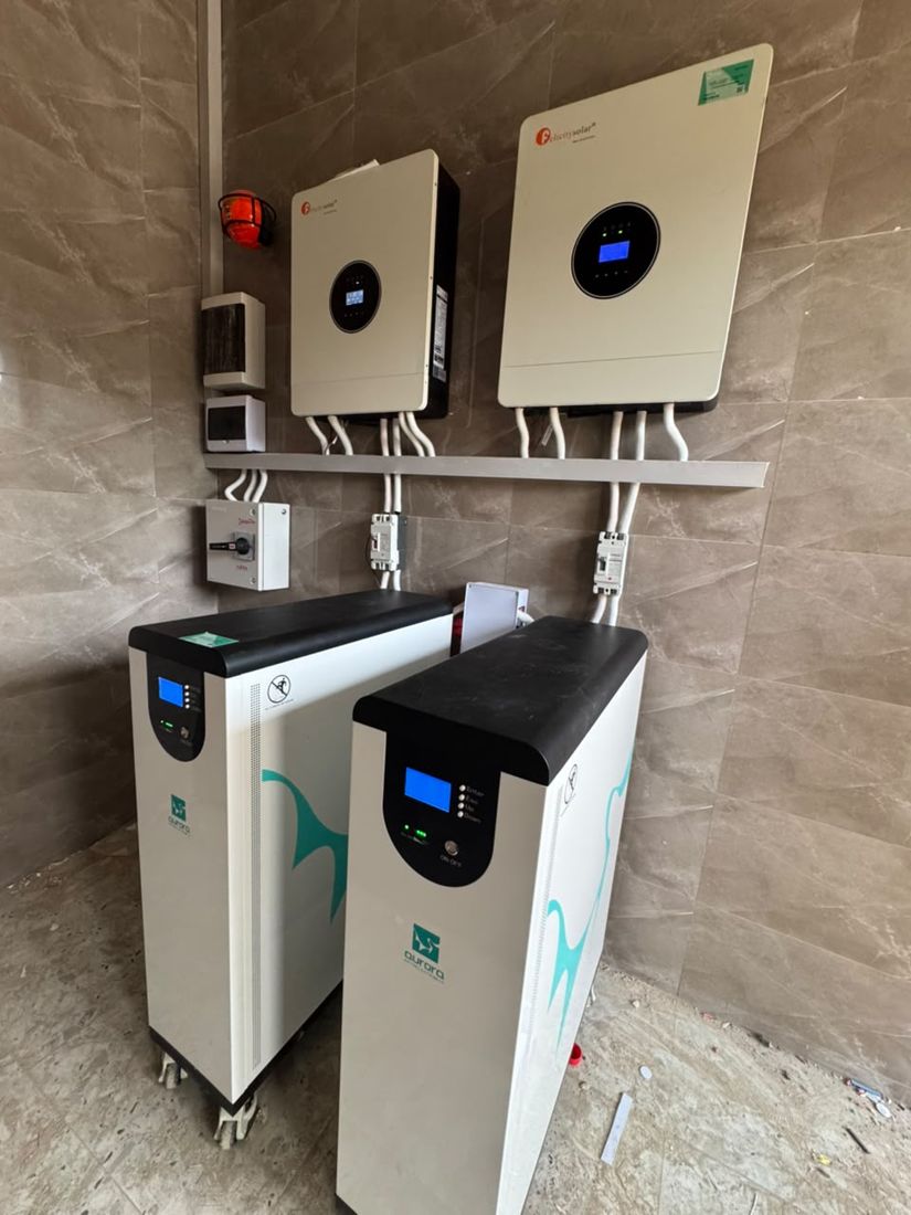 Felicity inverter & lithium battery installation