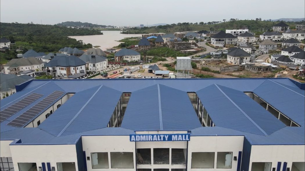Admiralty Mall building project for NBCCL, Nigerian Navy, aerial view