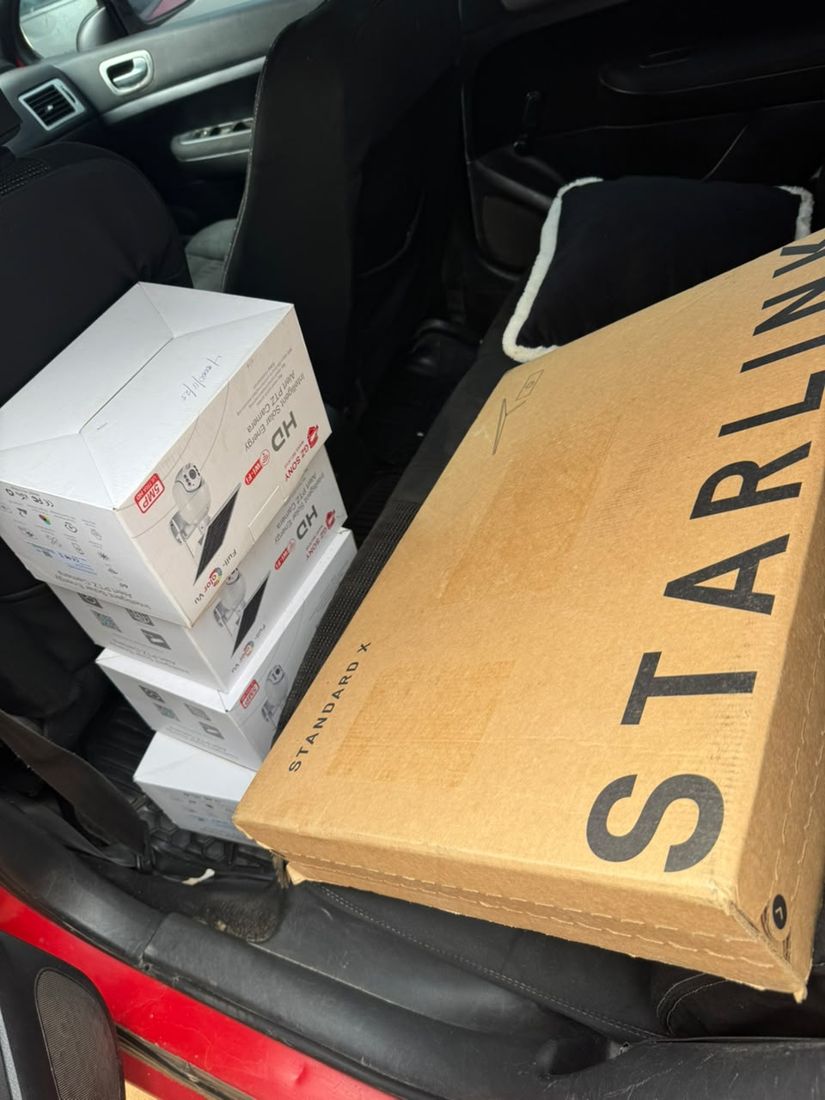 Starlink kit & solar PTZ camera supply